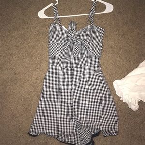 Gingham romper